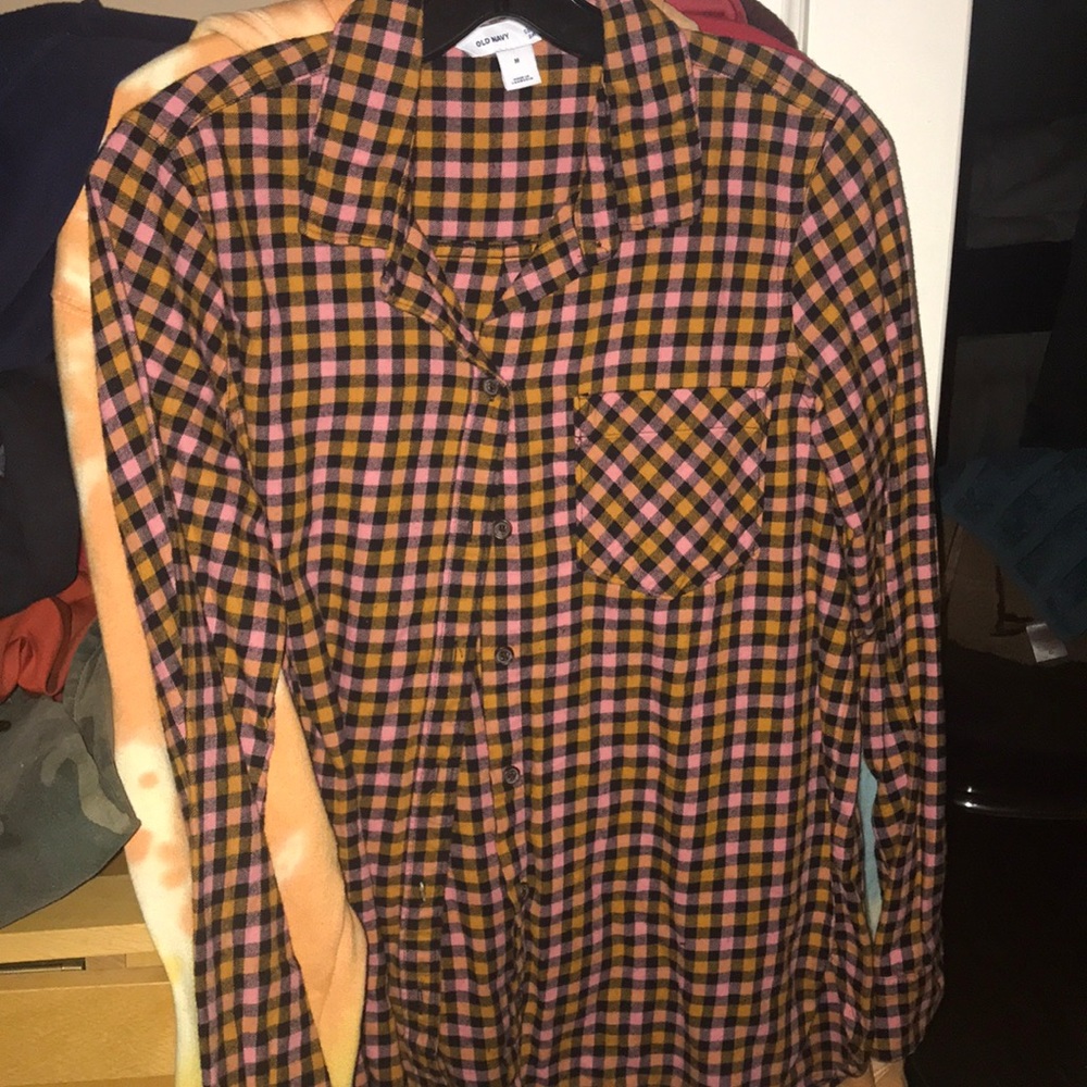 Old navy checker fannel